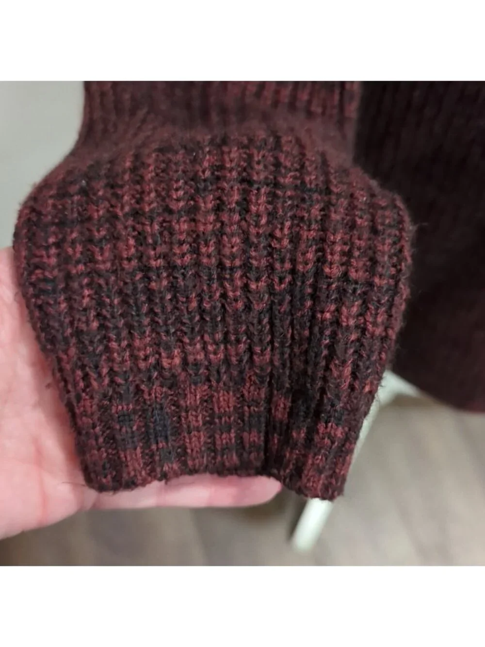 Style & co envelope neck robbed knit sweater